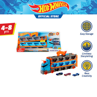 Hot Wheels Speedway Hauler  ฮอตวีล ชุดรถบรรทุกรถรุ่นสปีดเวย์ GVG37 CH