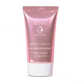 SENKA Bright Beauty Serum in CC SPF50++ เซนกะ ออร่า บิวตี้ เซรั่ม อิน ซีซี กันแดด 40g.