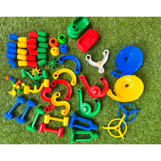 ของเล่นรางลูกแก้ว Marble run ToTo toys 62 ชิ้น