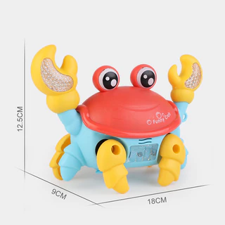 ของเล่นปูน่ารัก แบบมีไฟ พร้อมเสียงเพลง น่ารัก สําหรับเด็ก