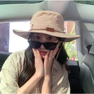 หมวกเดินป่า Jungle Hat มีสายรัดคาง  หมวกตกปลา หมวกกันแดด พร้อมส่งจากไทย