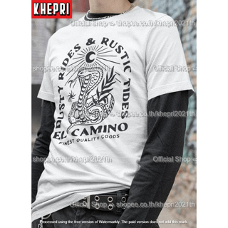 เสื้อยืด Unisex รุ่น El Camino สวยใส่สบายแบรนด์ Khepri Cotton TC ผ้าพรีเมียม พิมพ์สวย ระวังของปลอม!