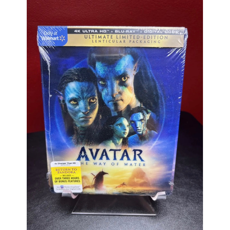 [กรุณาทักแชทก่อนสั่งซื้อ] Avatar: The Way of Water (Wal-Mart Exclusive 4K Blu-ray แท้)