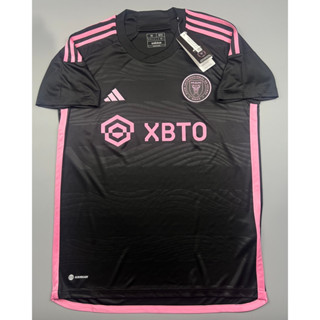 เสื้อบอล แฟนบอล ไมอามี่ เยือน สีดำ 2023-24 Inter Miami Away Black