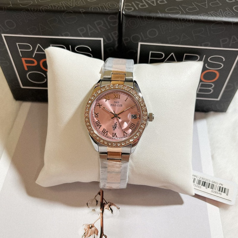 PARIS POLO CLUB รุ่นPPC-230203-SRG-PKนาฬิกาข้อมือสำหรับผู้หญิง