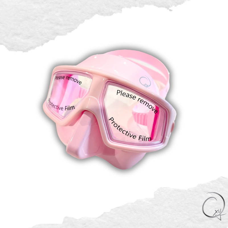Oxy flow low volume mask freediving mask เลนส์Poly carbonate