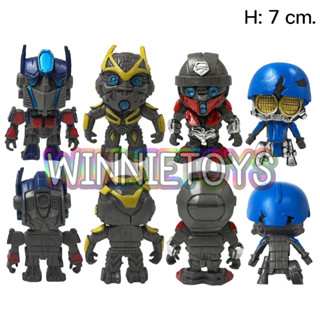 โมเดล ทรานฟอร์เมอร์ จิ๋ว 4 แบบ หัวโต H: 7 cm. winnietoys