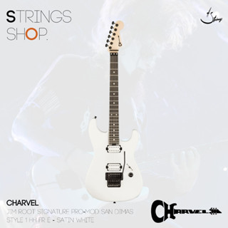 กีตาร์ไฟฟ้า Charvel Jim Root Signature Pro-Mod San Dimas Style 1 HH FR E - Satin White (2965801876)