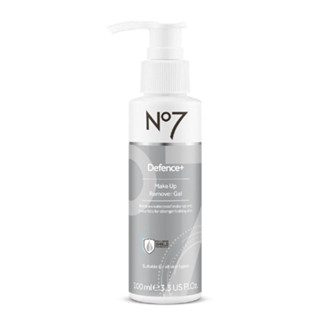 No7 Defence+ Makeup Remover Gel นัมเบอร์เซเว่น ดีเฟนซ์ พลัส เมค อัพ รีมูฟเวอร์ เจล ล้างเครื่องสำอาง 100ml.