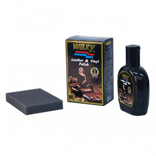 Waxy แว็กซี่ Leather &amp; Vinyl Polish น้ำยาบำรุงรักษาเครื่องหนังและเคลือบเงาสูตรพิเศษ 125 ml.