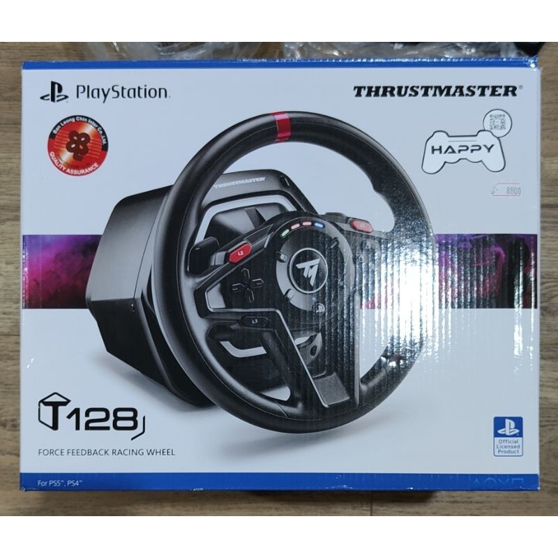 จอยพวงมาลัย : THRUSTMASTER T128 (รองรับ PS5 , PS4 , PC) *สินค้ามือ2 สภาพใหม่ เพิ่งซื้อเมื่อวันที่ 27