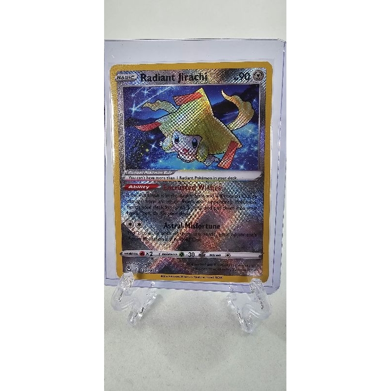 Pokemon Card "Radiant Jirachi 120/195" ENG Silver Tempest