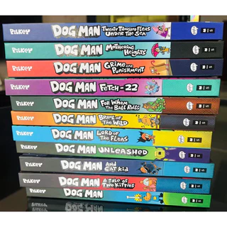 Dog man by Dav Pilkey ปกแข็ง Comic Dogmanแนวตลก หนังสือภาษาอังกฤษ การ์ตูน หนังสือเด็ก