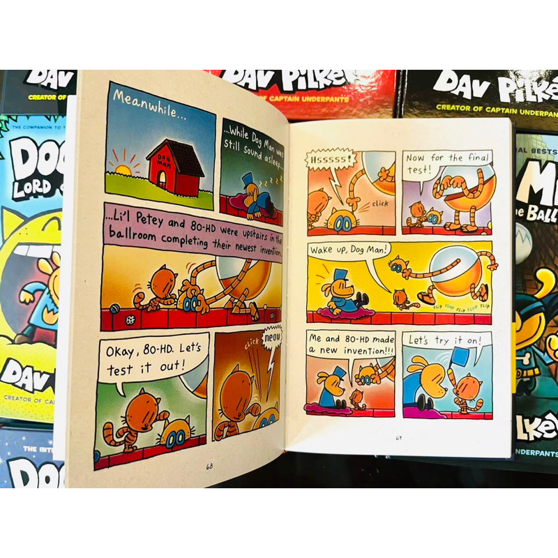 Dog man by Dav Pilkey ปกแข็ง Comic Dogmanแนวตลก รูปที่ 4