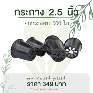 500 ใบ กระถางต้นไม้ 2.5 นิ้ว กระถางต้นไม้พลาสติก กระถางแคคตัส ยกกระสอบ ราคาส่ง