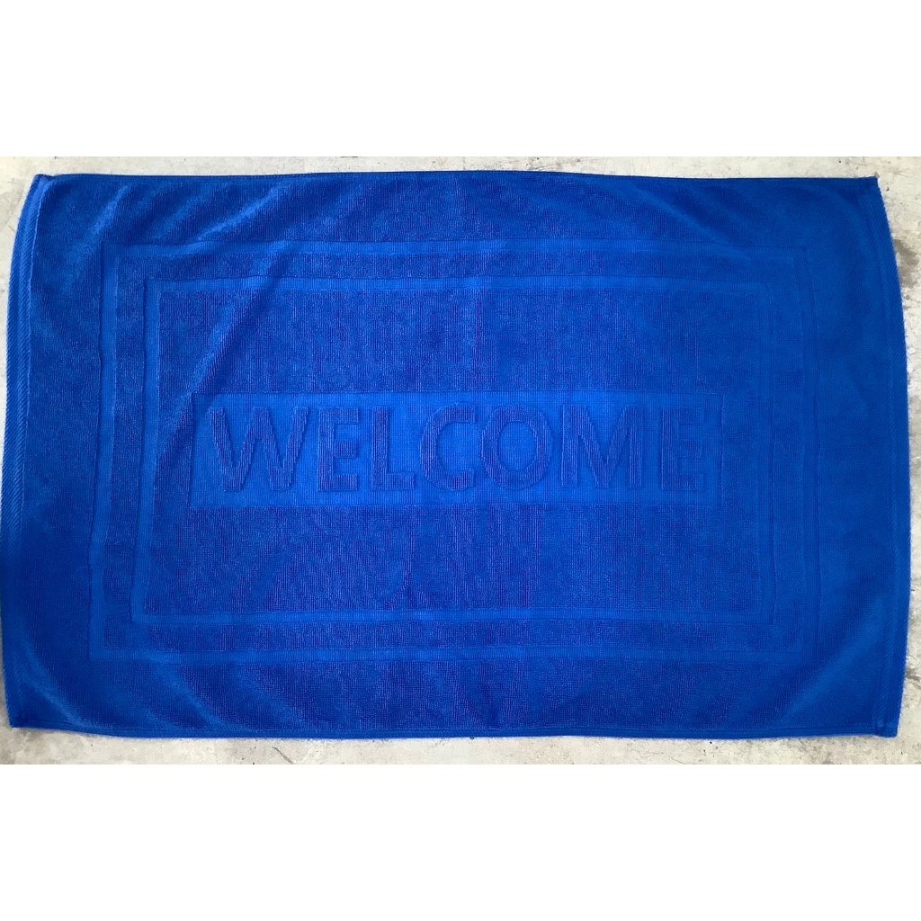ผ้าเช็ดเท้าโรงแรม 70*45cm 8ปอนค์ welcome ราคาส่ง ดูดซับน้ำนุ่มไม่ลื่น ผ้าฝ้ายหนาขึ้น thumbnail 7