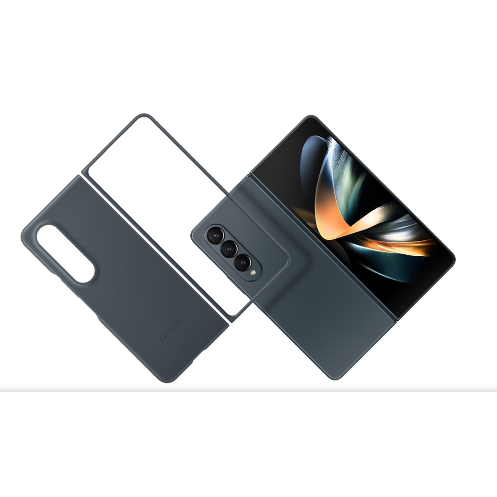 SAMSUNG Galaxy Z Fold4 Leather Cover | เคสสำหรับ Galaxy Z Fold4 มือสอง ของแท้100%