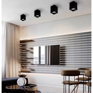 โคมไฟดาวน์ไลท์ ติดลอย E27 LED โคมกระป๋อง Downlight ดาวน์ไลท์ 4” 5” 6” 7” โคมติดลอย โคมดาวน์ไลท์