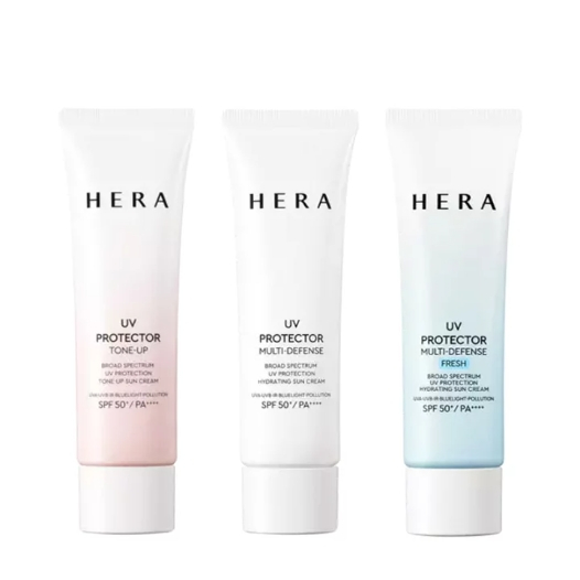 Hera UV Protector 40ml, 50ml (Multi Defence, Tone-Up, Defense Fresh)
