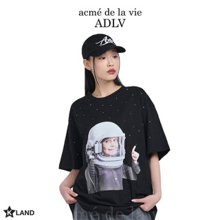 ADLV ( acmé de la vie) BABY FACE SHORT SLEEVE T-SHIRT SPACE TRAVEL (ADL21TS0037U)