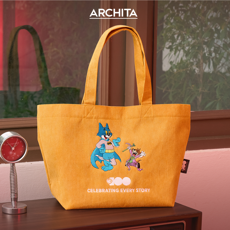 Archita - Tom and Jerry & Batman MashUp Tote Bag