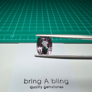 พลอย สปิเนล พม่า (Burma spinel) น้ำหนัก 3.20ct (8.9x7.2x5.7mm) พลอยสวย ค่อนข้างสะอาด ไฟดี