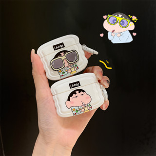 เคสแอร์พอด 3 Case Airpods 3 pro2 case การ์ตูน ฮิพฮอพ แว่นกันแดด เครยอนชินจัง Airpod 3 pro2 case เคส Airpod 1 gen2 case