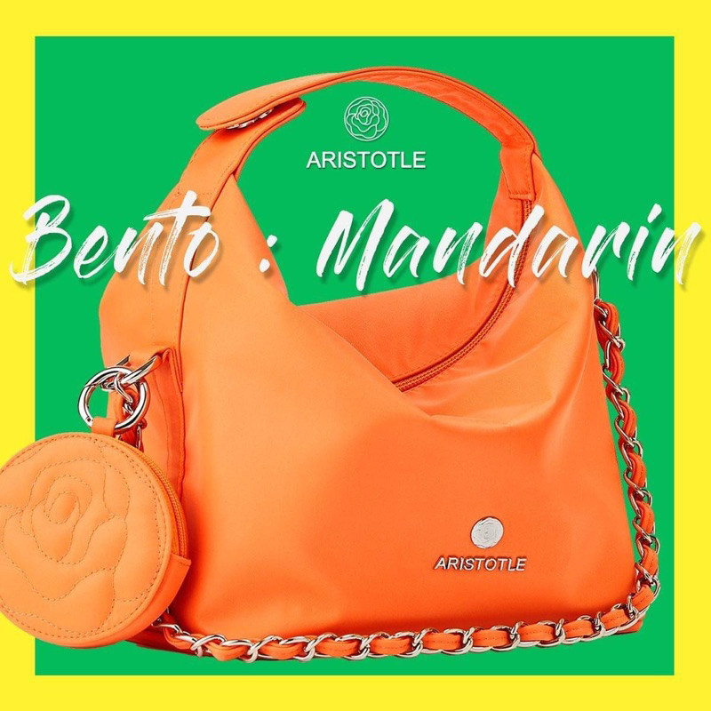 Aristotle bag - nylon bento mandarin🍊