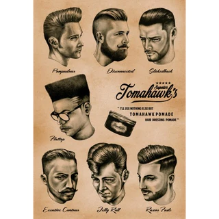 TOMAHAWK POMADE MATTE FINISH (โทมาฮ็อกโพเมด แมท ฟินิช) ขนาด 50กรัม