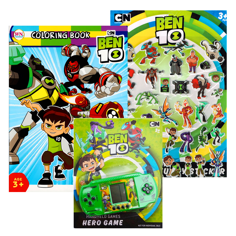 GS.BEN 10 + สติ๊กเกอร์โฟม + เกมกด PSP