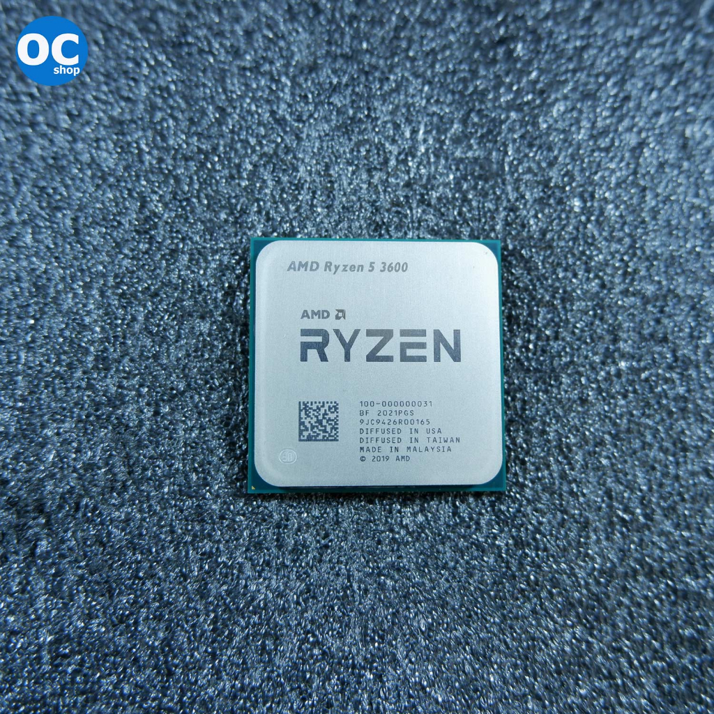 CPU (ซีพียู) AMD RYZEN AMD RYZEN 5 3600 3.6 GHz (SOCKET AM4) สินค้ามือสอง ใช้งานปกติ พร้อมส่ง