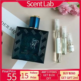 【💯% แท้ 】  Versace Eros for men EDT 2ml/5ml/10ml น้ําหอมแบบพกพา น้ําหอมผู้ชายติดทนนาน น้ําหอมเสน่ห์ น้ำหอมสำหรับผู้ชาย