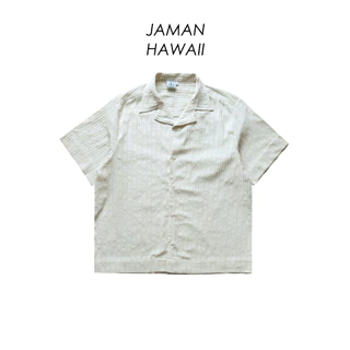 JAMANBKK / JAMAN HAWAII / เสื้อฮาวาย ผ้าทอลาย