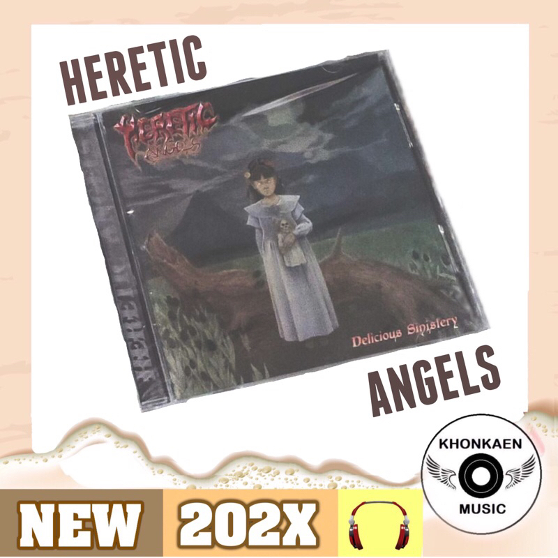 CD เพลง HERETIC ANGELS อัลบั้ม Delicious Sinistery มือ 1 ซีล ปั๊มแรก ลิขสิทธิ์ถูกต้อง (ปี 2545)