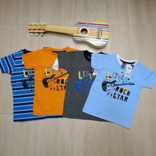 เสื้อยืดผ้า cotton 100% ลาย Little Rock Star แบรนด์ OSHKOSH ไซส์ 2-10 ขวบ