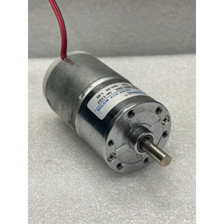 Motor gear 12vdc 50rpm แกนกลาง เพลา 6mm.เส้นผ่าศูนย์กลาง 38mm. สูงไม่รวมเพลา 7cm.