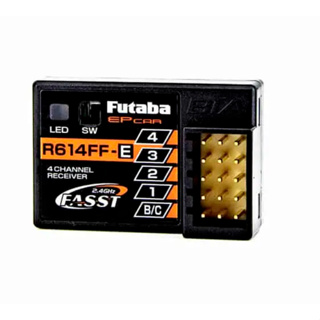 Futaba FASST-2.4GHz system built-in Antenna4-channel receiverfor EP car models R614FF-E