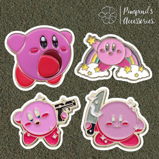 ʕ •ᴥ•ʔ ✿ พร้อมส่ง : เข็มกลัดเกมส์เคอร์บี ฝันร้ายในดินแดนความฝัน | Kirby Nightmare in Dreamland Game Enamel Brooch Pin