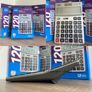 เครื่องคิดเลข neo รุ่นNEO120CSM เครื่องคิดเลข12หลัก 🔆มีระบบพลังงานแสงอาทิตย์🔆