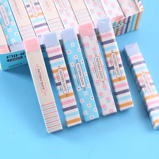 ยางลบ พาสเทล Pastel ขนาดพอดีมือ 8.5x1.3cm Pastel Erasers อุปกรณ์การเรียน น่ารัก สีพาสเทล