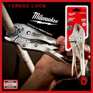 Milwaukee TORQUE LOCK™ คีมล็อคปากโค้งขนาด 10" รุ่น 48-22-3420