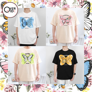 Overtide เสื้อยืดโอเวอร์ไซร์ คอลเลกชั่น Mariposa V.3 NoBra หลายสี