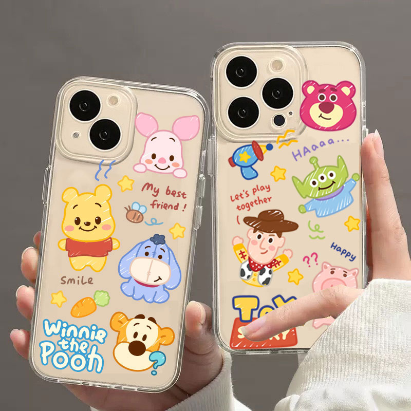เคสซิลิโคนนิ่ม TPU เคสใส กันกระแทก ลายการ์ตูนน่ารัก สําหรับ HUAWEI Y6P Y7P P30 PRO Y6S Y9S Y70 Y7A nova3i nova5t Y7 Y9