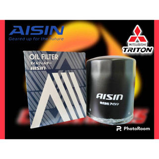 กรองน้ำมันเครื่อง MITSUBISHI TRITON 2.5 ปี 05-21, PAJERO SPORT 2.5 ปี 08-15, ปาเจโร่ 2.5 ปี 86-93 BRAND###AISIN###