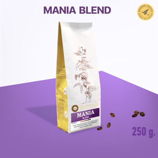 Mania Blend [Medium Roast] เมล็ดกาแฟ กาแฟเบลนด์ คั่วกลาง ชงร้อน ชงเย็น [ 250 g. ] kokoro coffee กาแฟ พรีเมียม