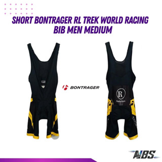 ชุดเอี๊ยมจักรยาน ชุดปั่นจักรยาน Short Bontrager RL TREK WORLD RACING BIB MEN MEDIUM มีตำหนิ