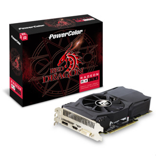 VGA (การ์ดแสดงผล) POWER COLOR RED DRAGON RX550 4GB GDDR5