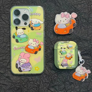 ✨สไตล์ใหม่✨เคสไอโฟน 14 Pro Max  เคส for 11 12 13 Pro Max Sanrio เคสพกพาสะดวก Kitty griptok iPhone 13 Case เคสกันกระแทก