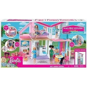 Barbie Malibu House™ Playset บ้าน ตุ๊กตาบาร์บี้ 2 ชั้น รุ่น FXG57