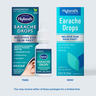 *พร้อมส่ง/ของแท้‼️* [EXP. 10/2023] Hylands Earache Drops ยาหยอดหูแก้หูอักเสบคันหู 10 ml.